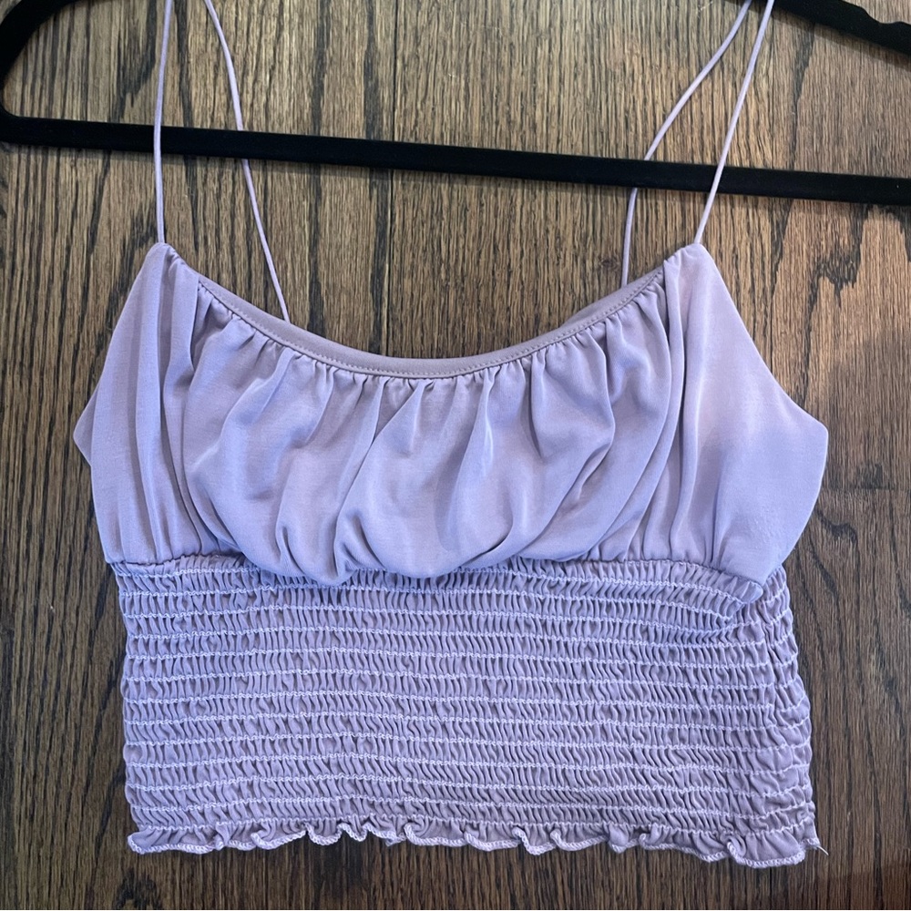 Purple crop top. Brand urban outfitters. Size S.